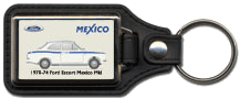 Ford Escort MkI Mexico 1970-74 (Blue) Keyring 2